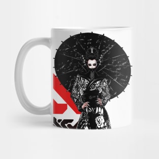 Geisha Girl Japanese Vaporwave Cyberpunk Mug